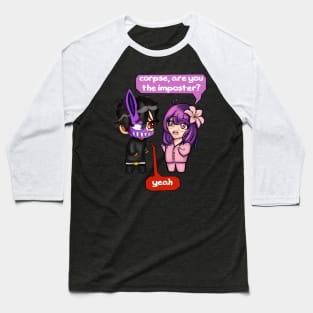 Corpse Husband and Lilypichu Chibi Baseball T-Shirt